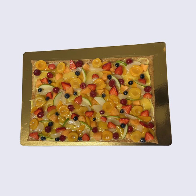 Plaque de tarte aux fruits - 12 ou 24 parts